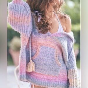 LoveShackFancy Remington Hoodie Rainbow Pink
Purple Size M/L